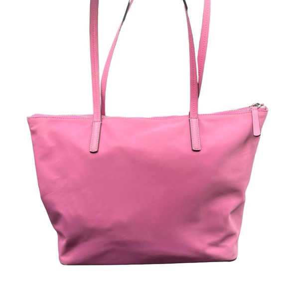 KATE SPADE MEDIUM PINK NYLON TOTE - Picture 3 of 8